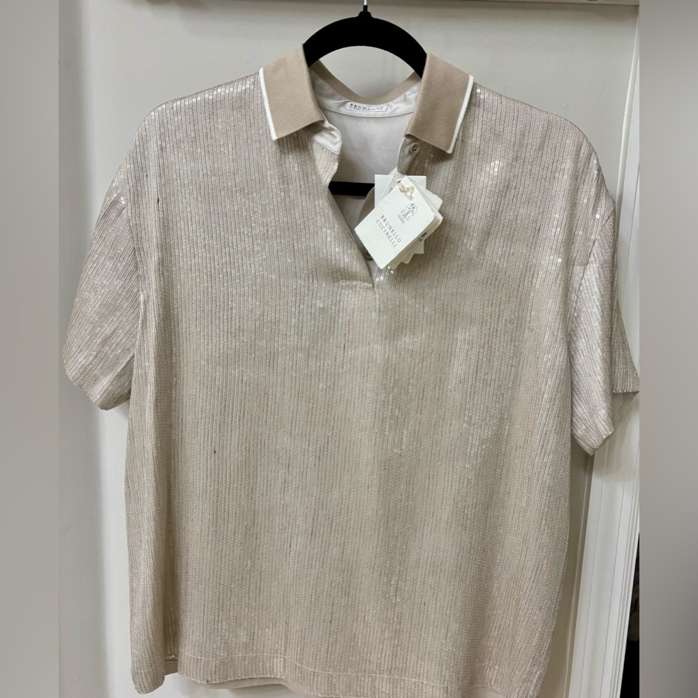 BRUNELLO CUCINELLI Made In Italy Sequin Shirt - BNWT